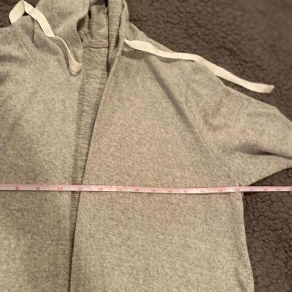 Justify Grey Hooded Cardigan Size XL - Picture 10 of 10